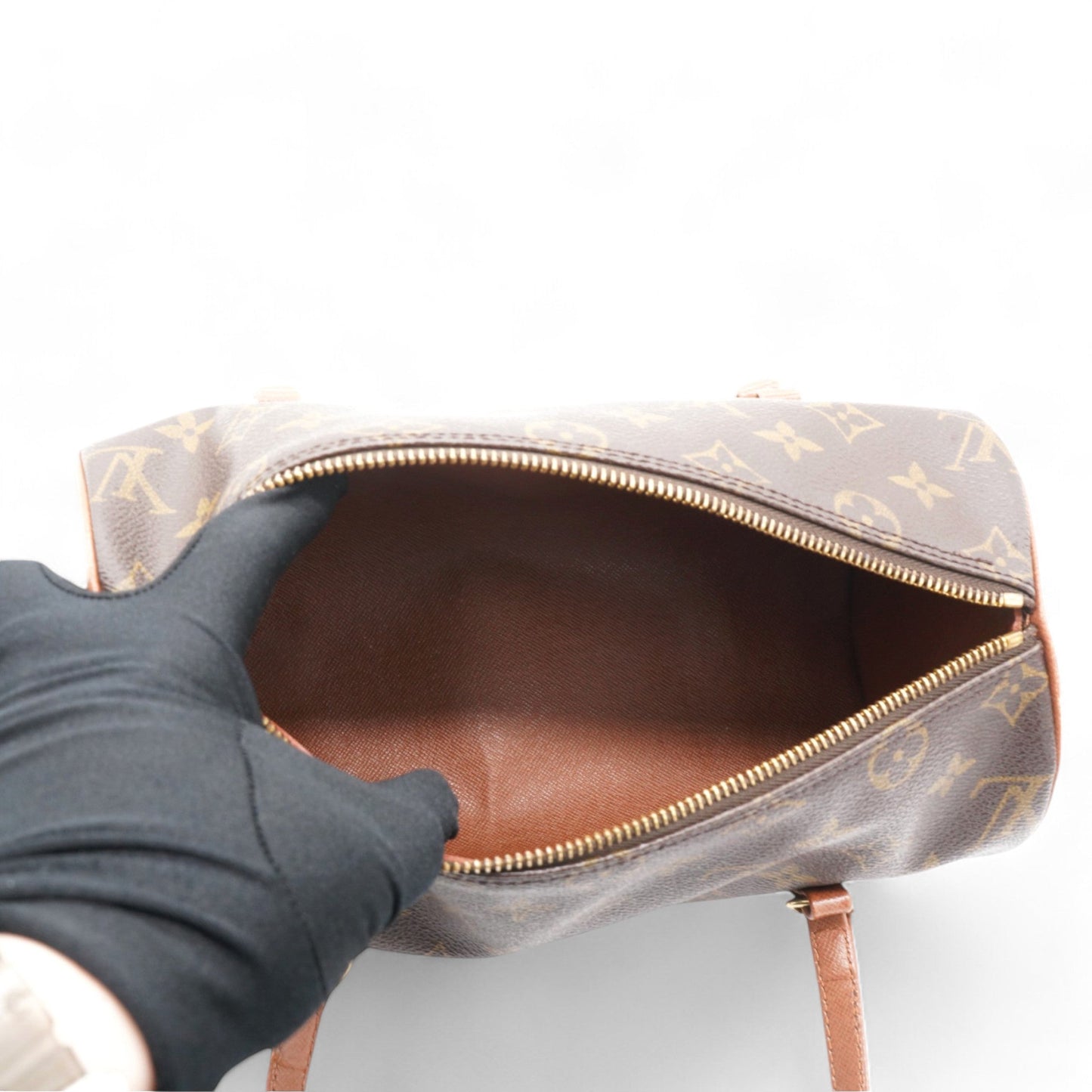 Louis-vuitton Monogram Papillon 26 Handbag Brown