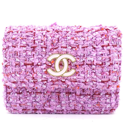 2022 Tweed Mini Wallet On Chain