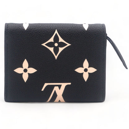 Louis-vuitton Empreinte Monogram Giant Victorine Wallet Black Beige