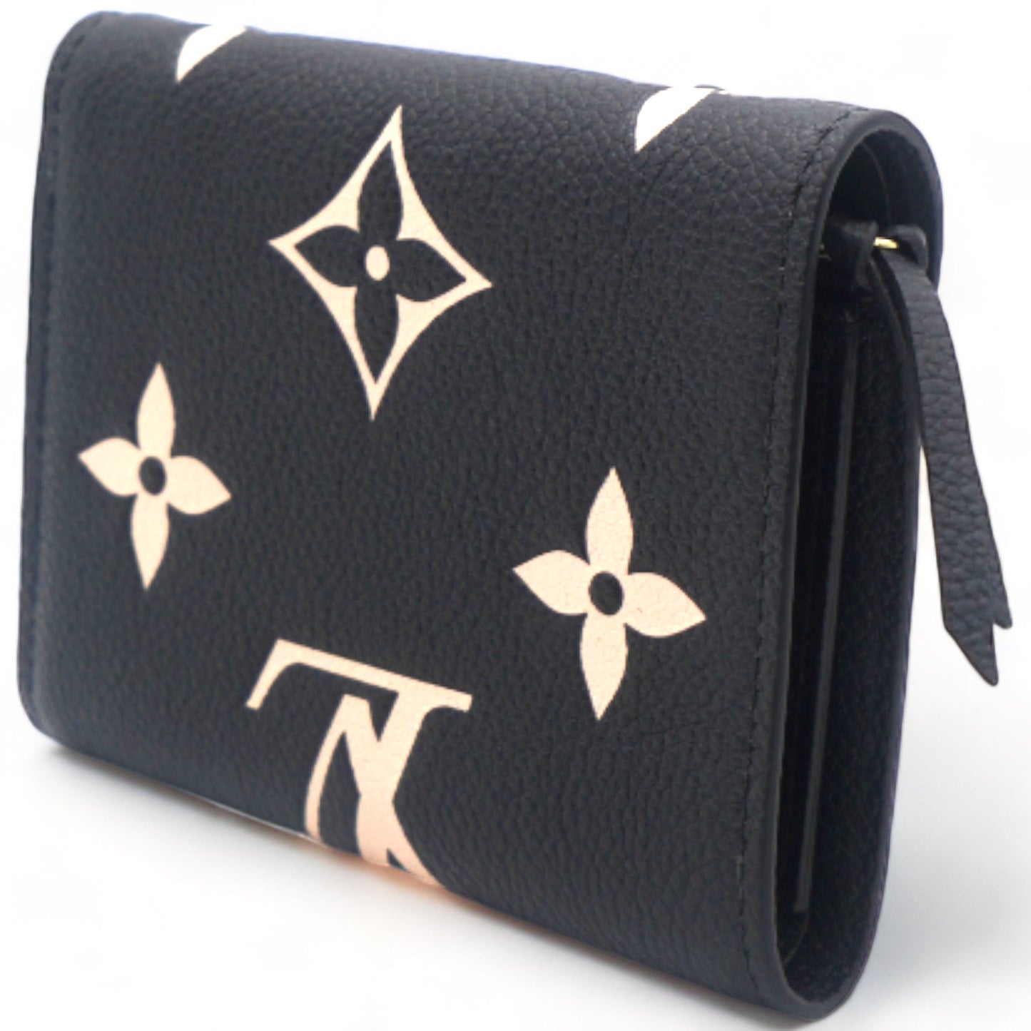 Louis-vuitton Empreinte Monogram Giant Victorine Wallet Black Beige