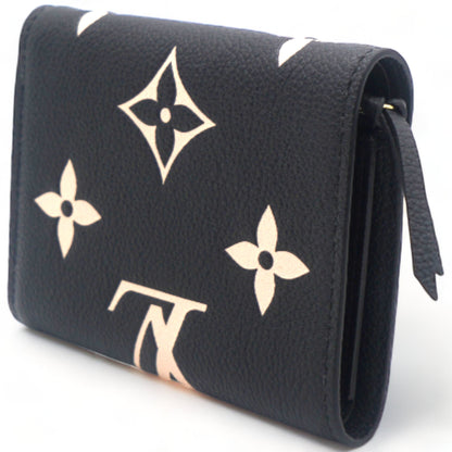 Louis-vuitton Empreinte Monogram Giant Victorine Wallet Black Beige