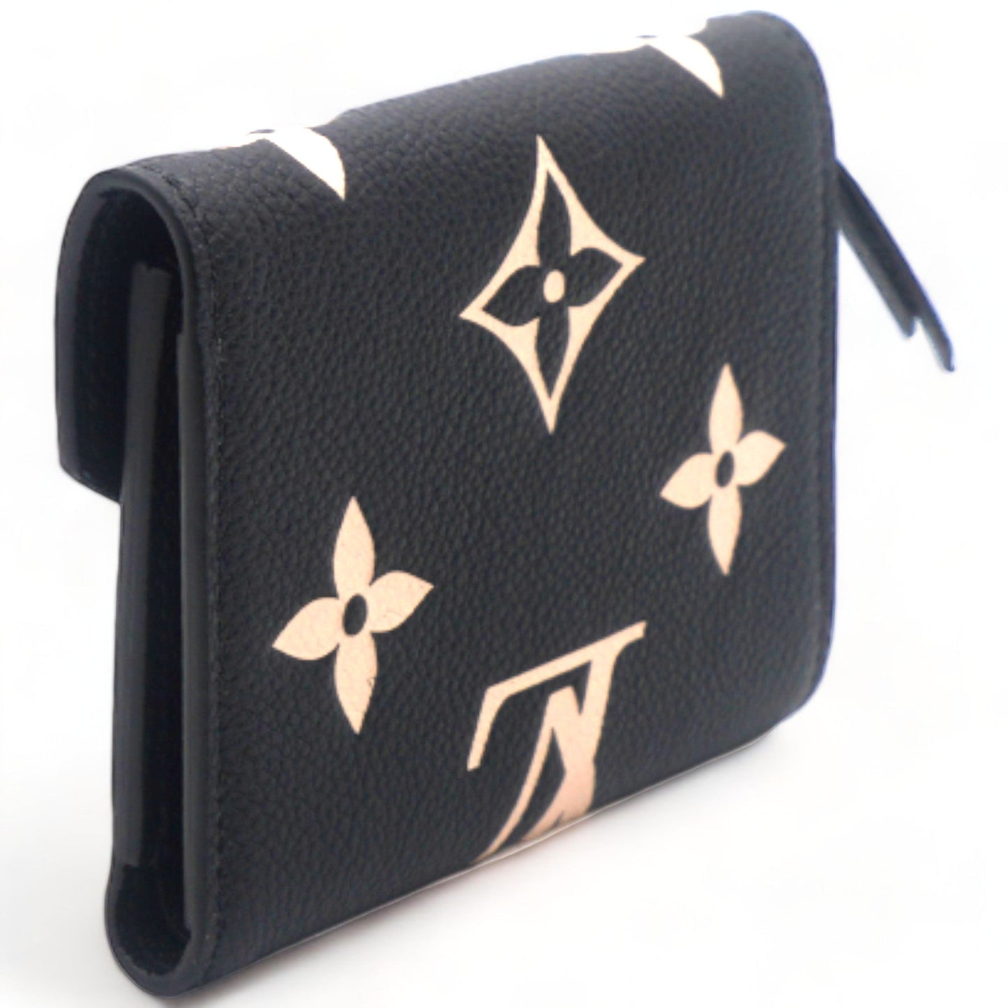 Louis-vuitton Empreinte Monogram Giant Victorine Wallet Black Beige
