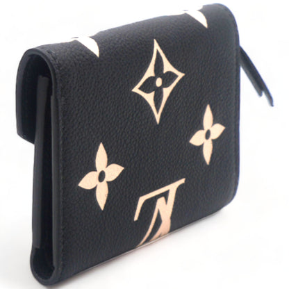 Louis-vuitton Empreinte Monogram Giant Victorine Wallet Black Beige