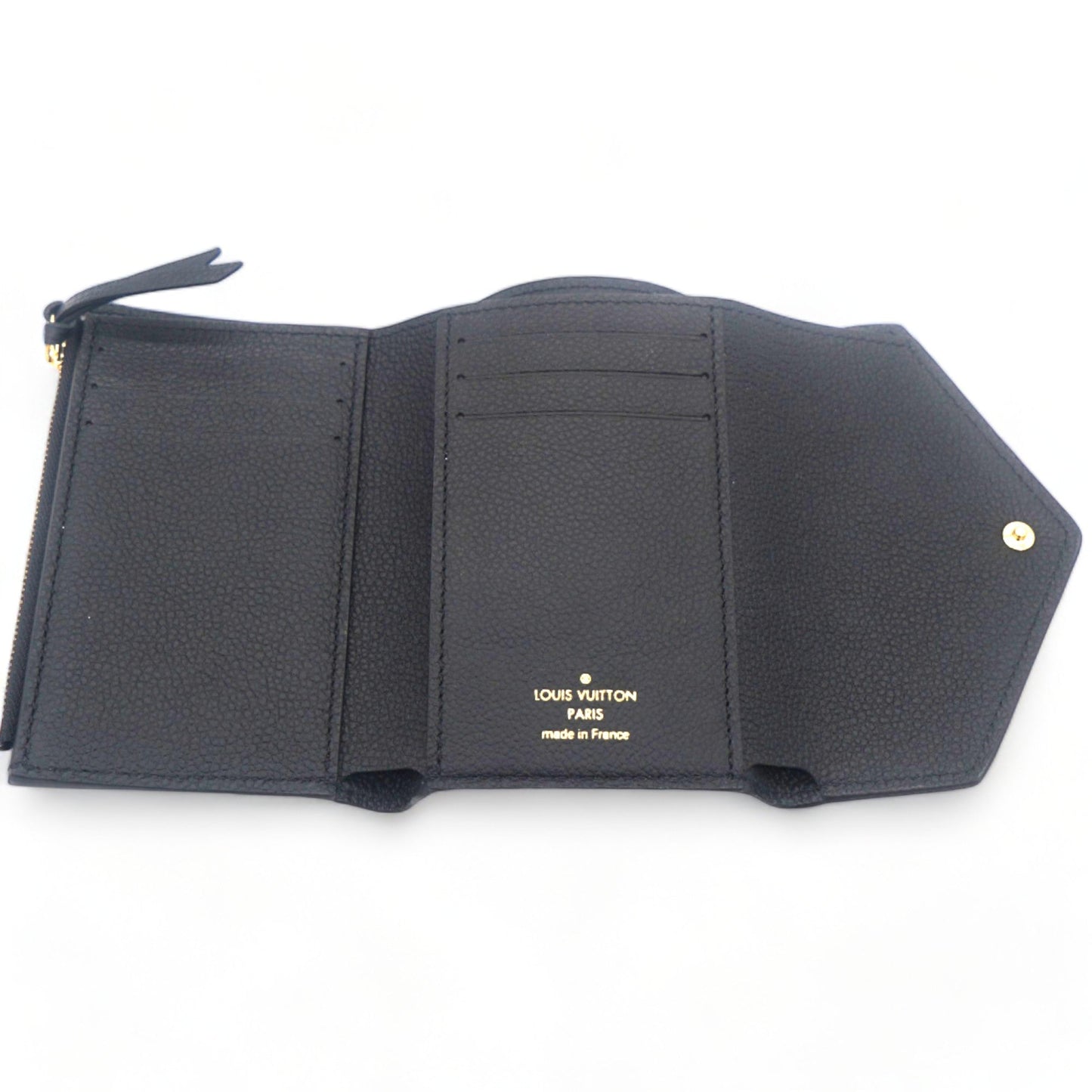 Louis-vuitton Empreinte Monogram Giant Victorine Wallet Black Beige