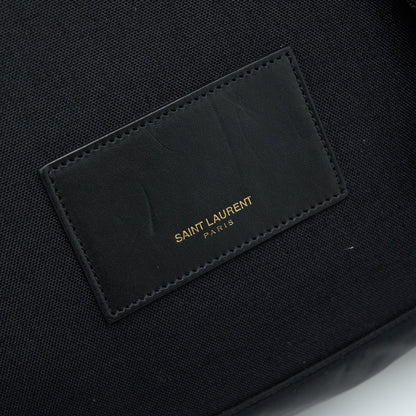 Saint Laurent/YSL City Backpack Nylon Black SHW