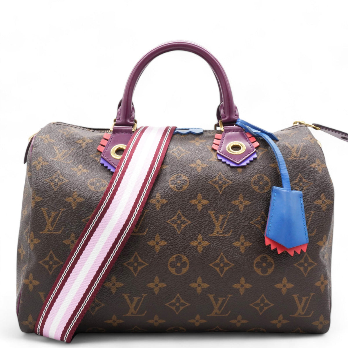 Louis-vuitton Monogram Totem Speedy 30 Magenta