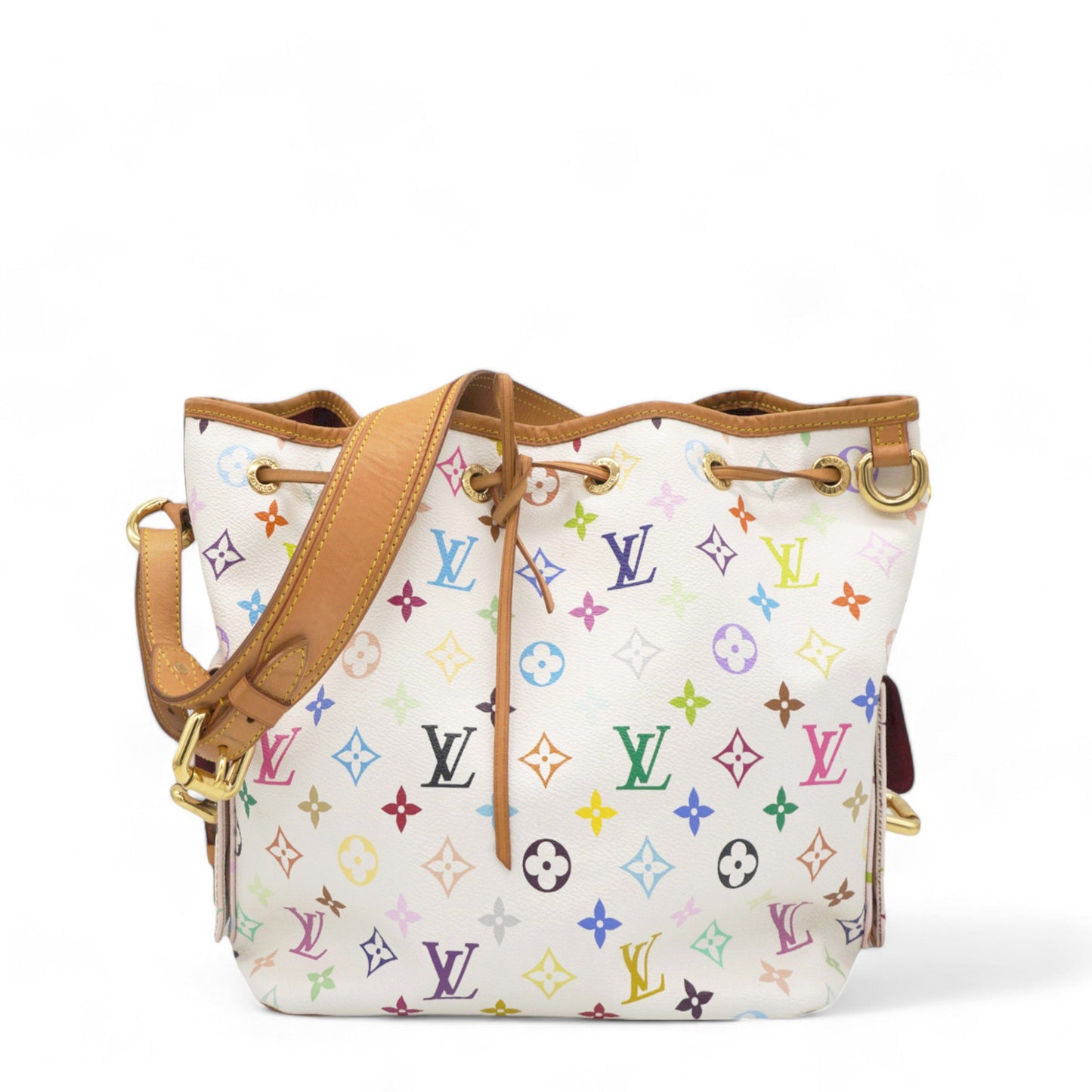 Louis-vuitton Monogram Multicolor Petit Noe White