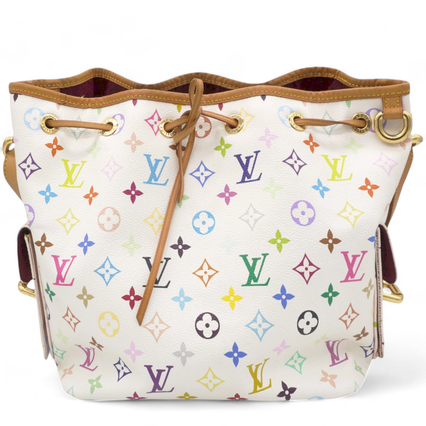 Louis-vuitton Monogram Multicolor Petit Noe White