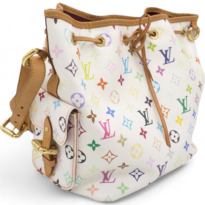 Louis-vuitton Monogram Multicolor Petit Noe White