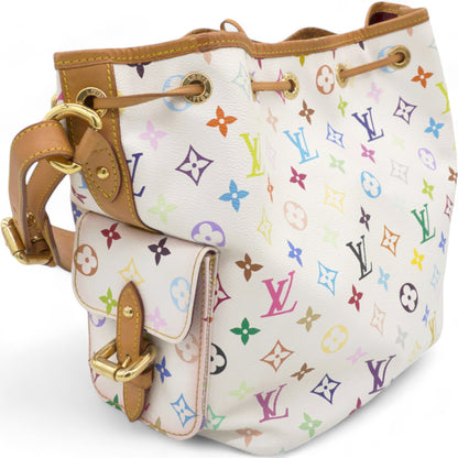 Louis-vuitton Monogram Multicolor Petit Noe White