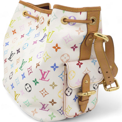 Louis-vuitton Monogram Multicolor Petit Noe White
