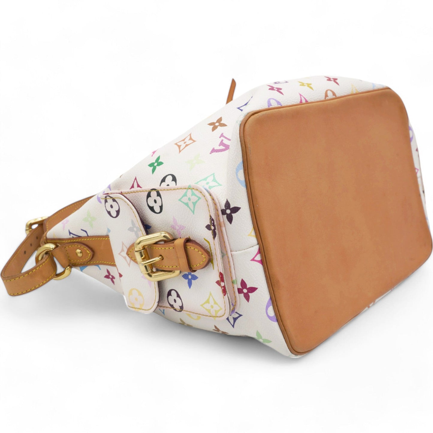 Louis-vuitton Monogram Multicolor Petit Noe White