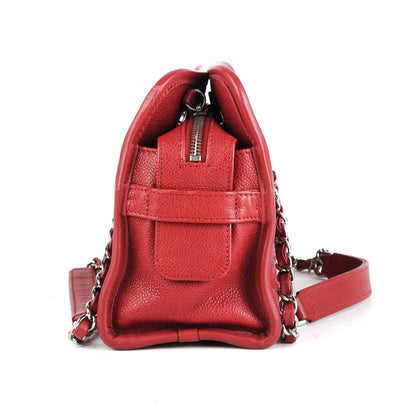 Chanel Shoulder Bag Caviar Red