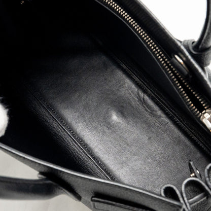 Saint Laurent sac de JOUR Grained Calfskin Black SHW