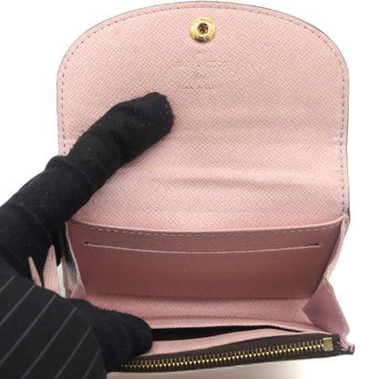 Louis-vuitton Monogram Canvas Rosalie Coin Purse Rose Ballerine