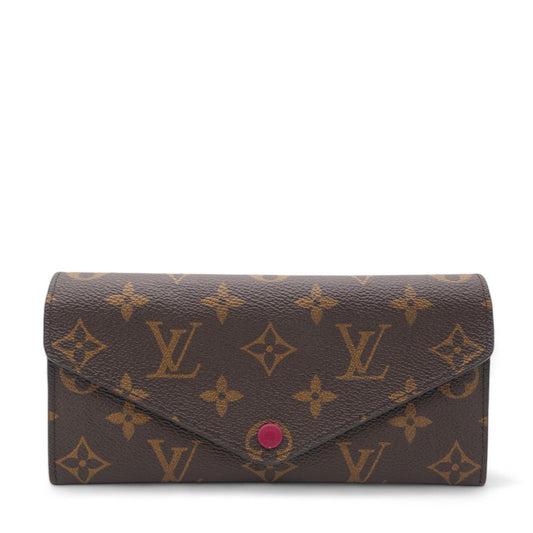 Louis-vuitton Monogram Josephine Wallet Fuchsia
