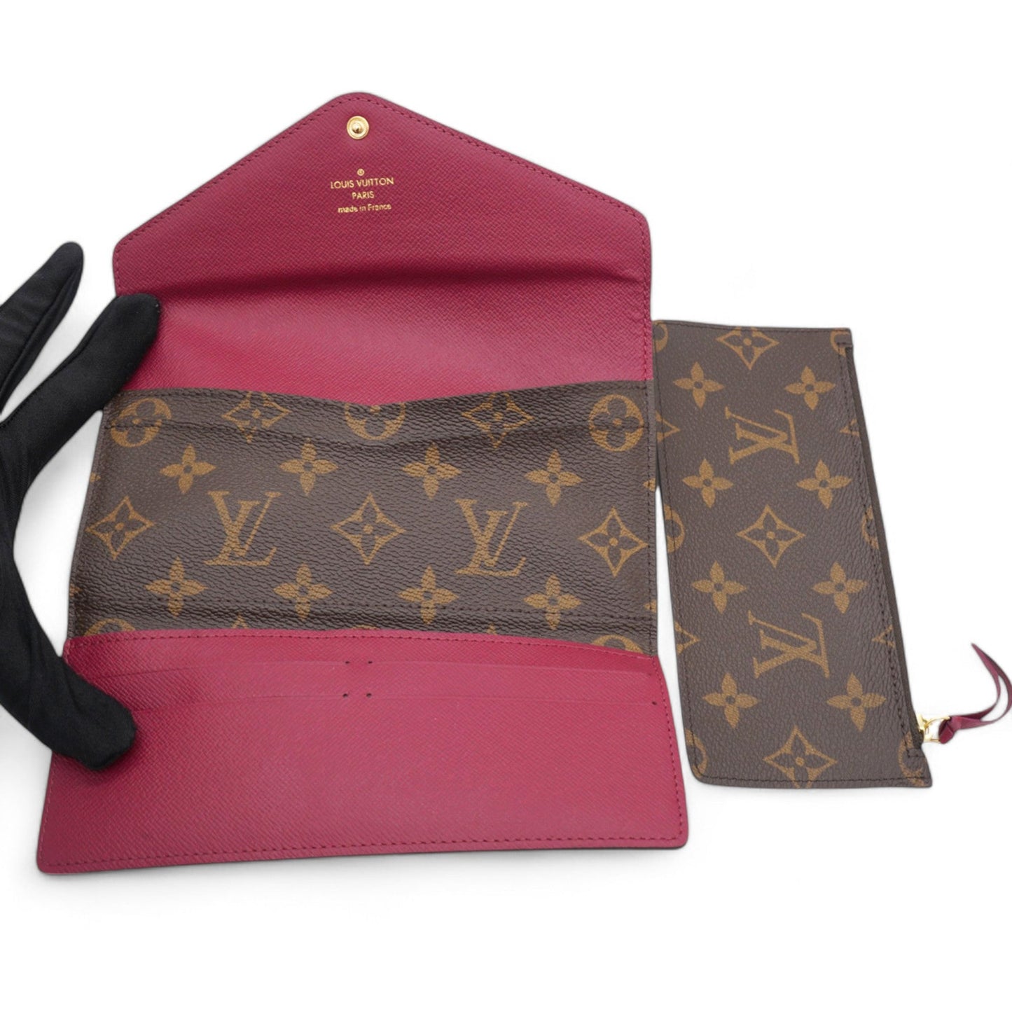 Louis-vuitton Monogram Josephine Wallet Fuchsia