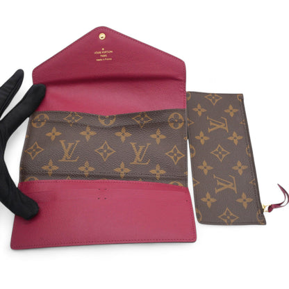Louis-vuitton Monogram Josephine Wallet Fuchsia