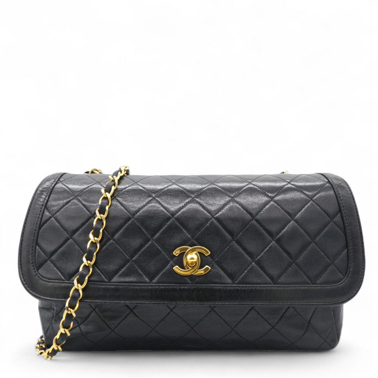 Matelasse Shoulder Bag Black