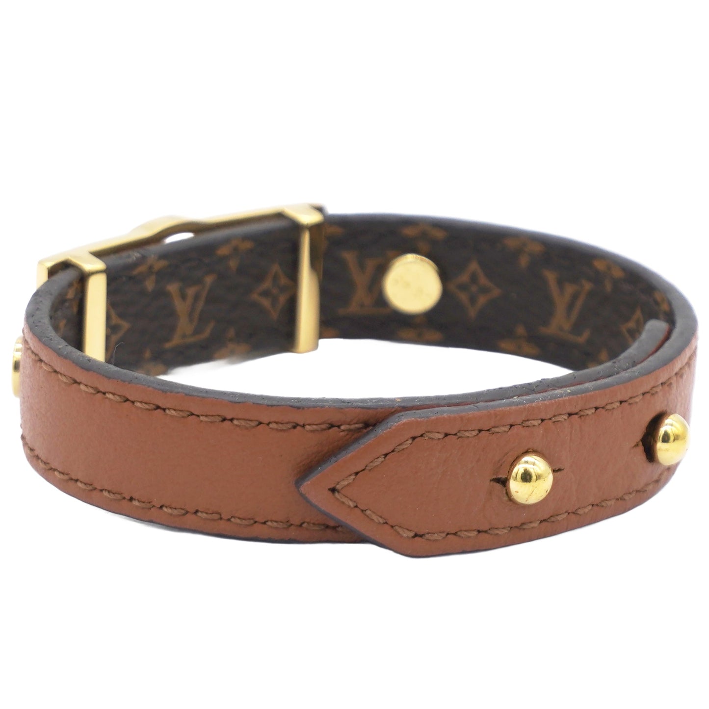 Louis-vuitton Monogram Dauphine Bracelet Tan Brown