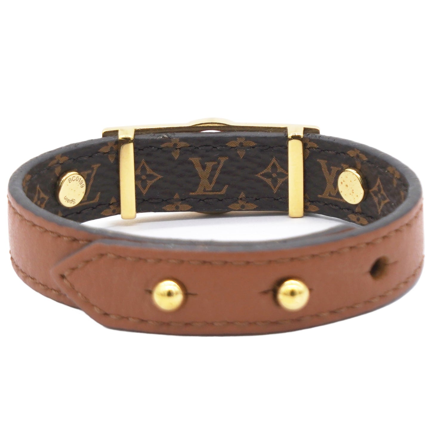 Louis-vuitton Monogram Dauphine Bracelet Tan Brown