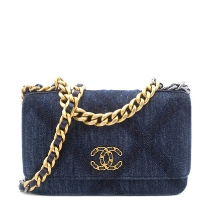 Denim Blue 19 Wallet On Chain