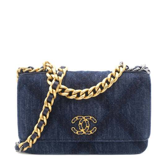 Denim Blue 19 Wallet On Chain