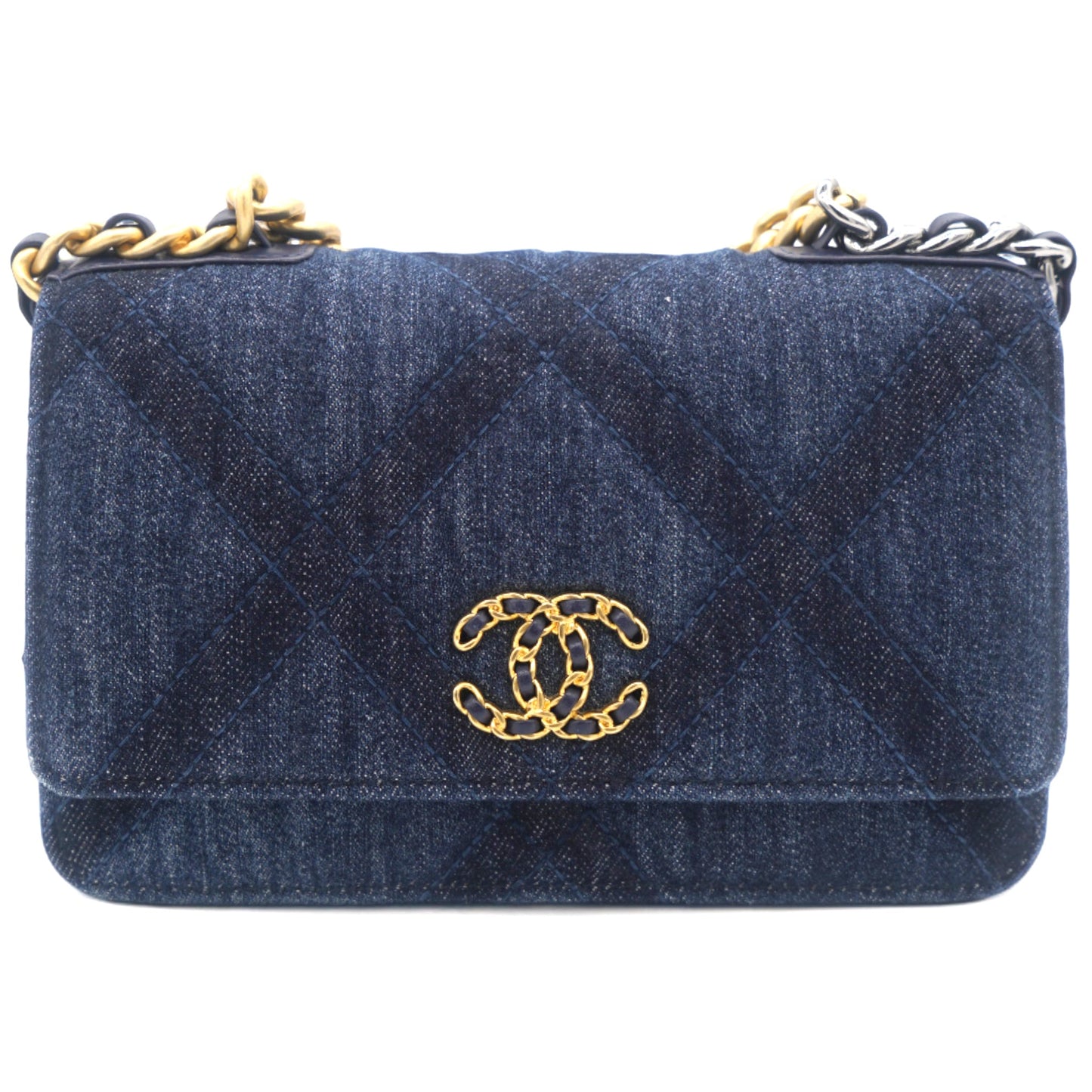 Denim Blue 19 Wallet On Chain
