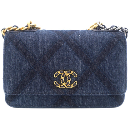 Denim Blue 19 Wallet On Chain