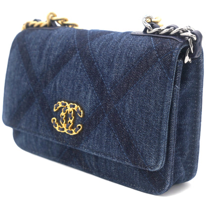Denim Blue 19 Wallet On Chain