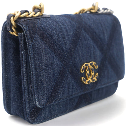 Denim Blue 19 Wallet On Chain