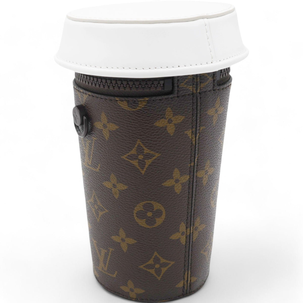 Louis-vuitton Monogram Calfskin Everyday LV Coffee Cup Pouch