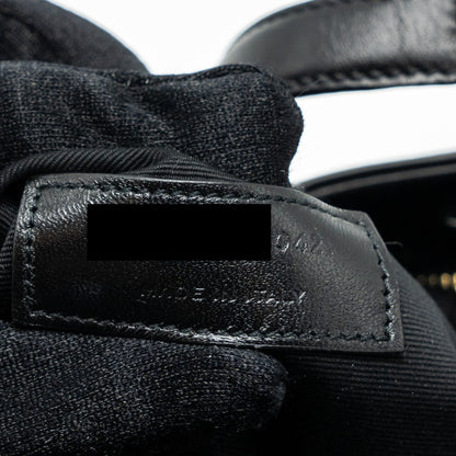 Saint Laurent/YSL Le 5 A 7 Hobo Bag Smooth Calfskin Black GHW