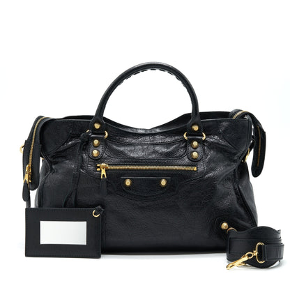 Balenciaga GIANT CITY BAG IN BLACK