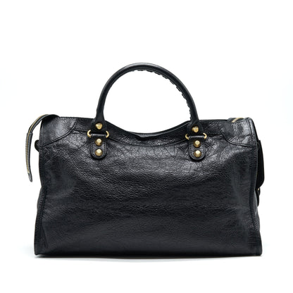Balenciaga GIANT CITY BAG IN BLACK