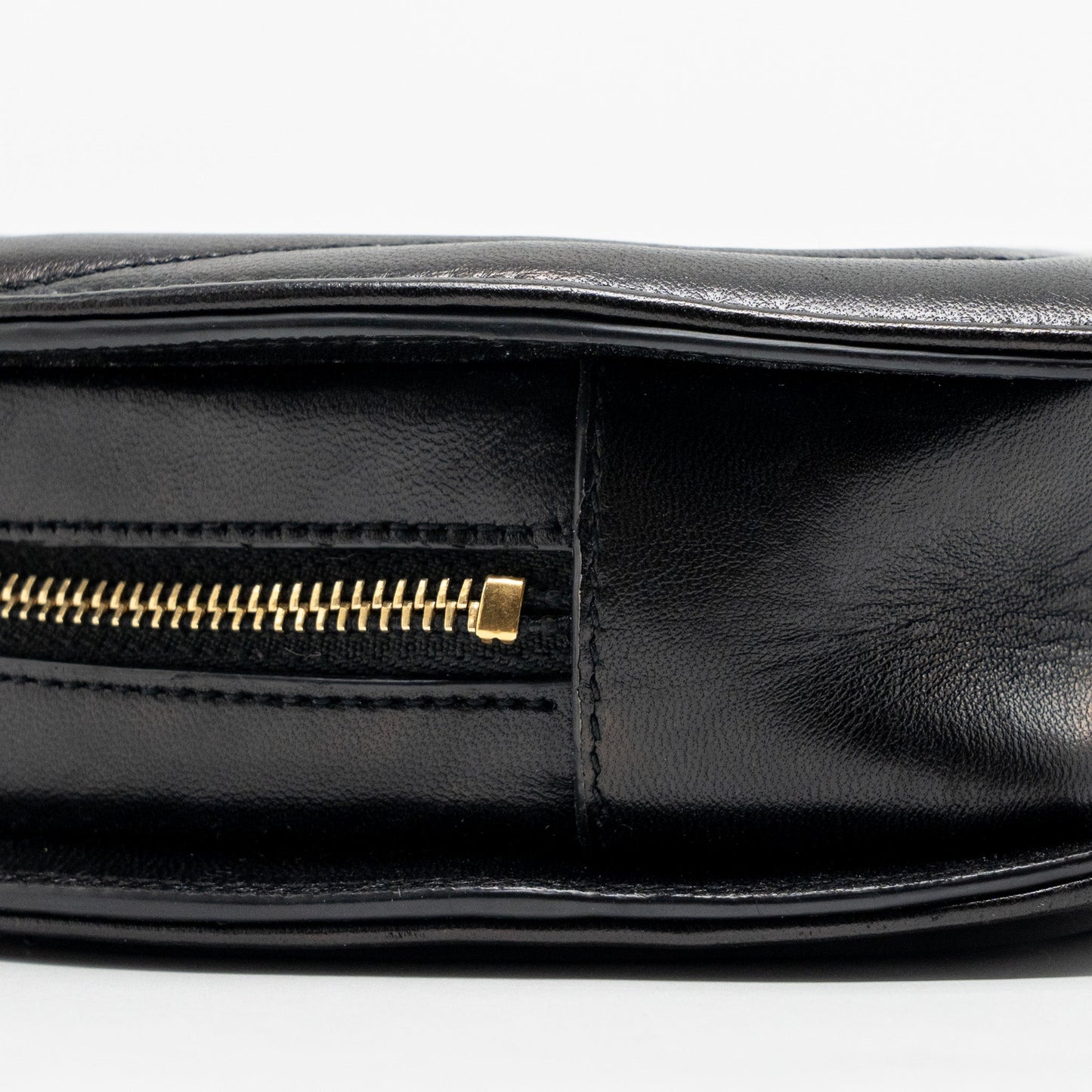 Saint Laurent/YSL Love Heart Chain Bag Lambskin Black GHW