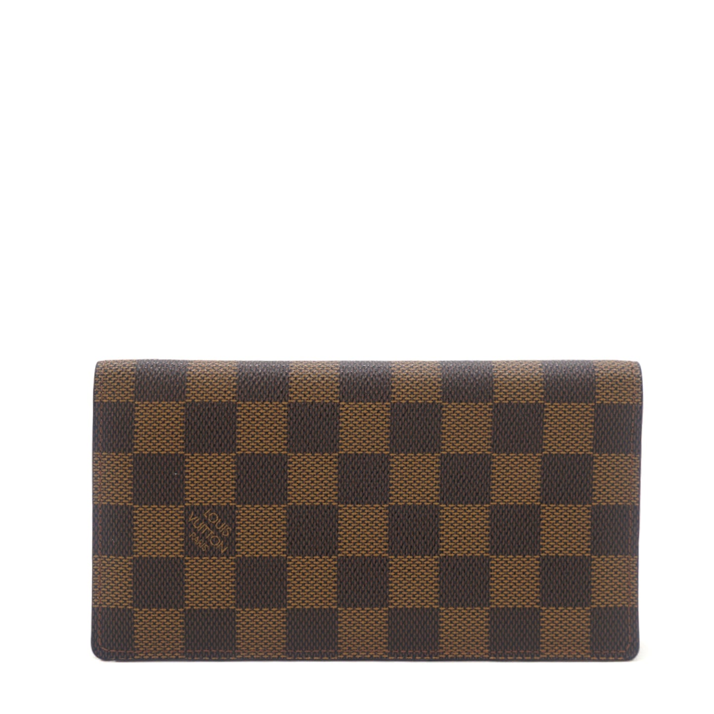 Louis-vuitton Damier Ebene Canvas Porte Valeurs Organizer Wallet