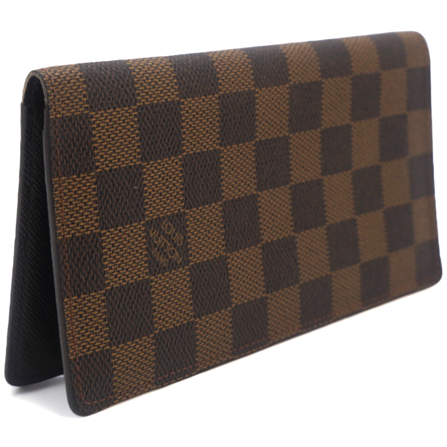 Louis-vuitton Damier Ebene Canvas Porte Valeurs Organizer Wallet