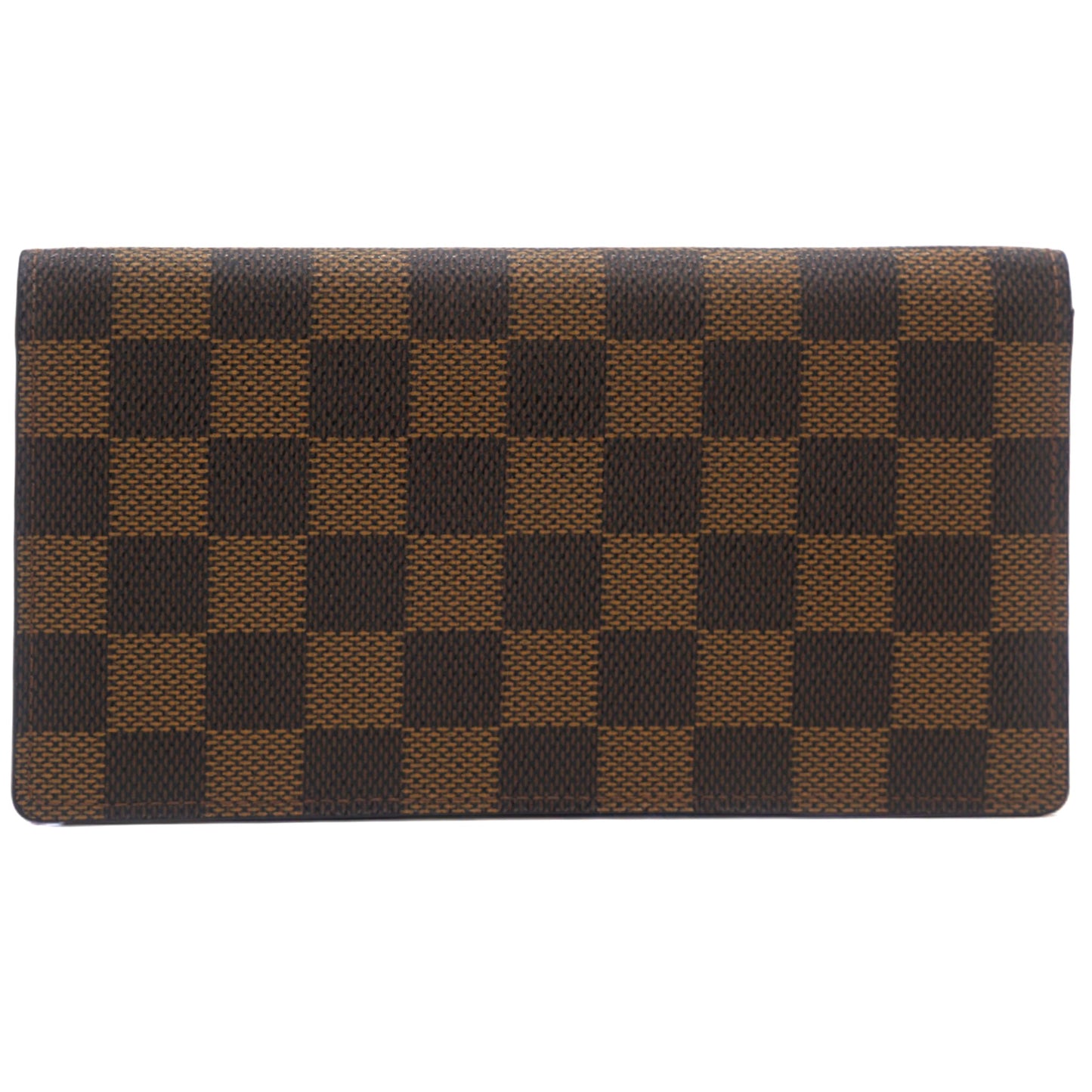 Louis-vuitton Damier Ebene Canvas Porte Valeurs Organizer Wallet