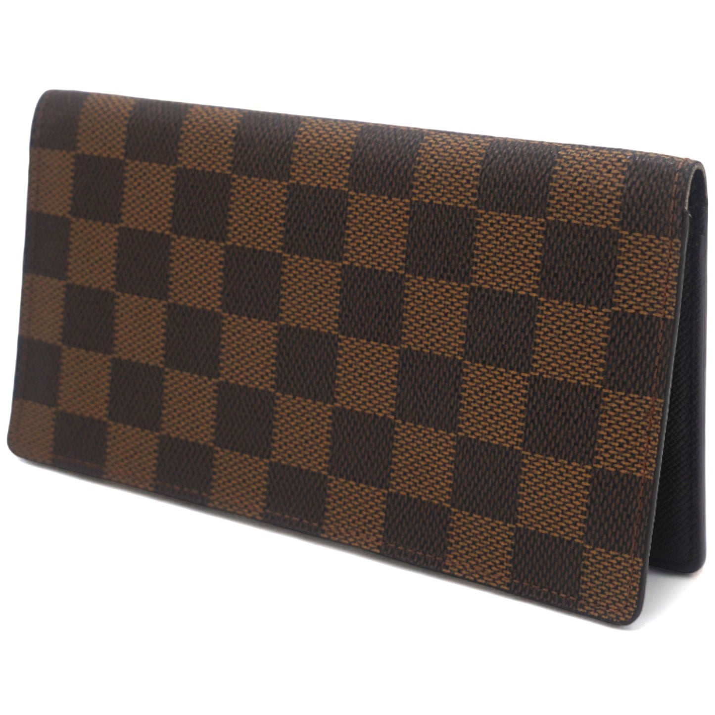 Louis-vuitton Damier Ebene Canvas Porte Valeurs Organizer Wallet