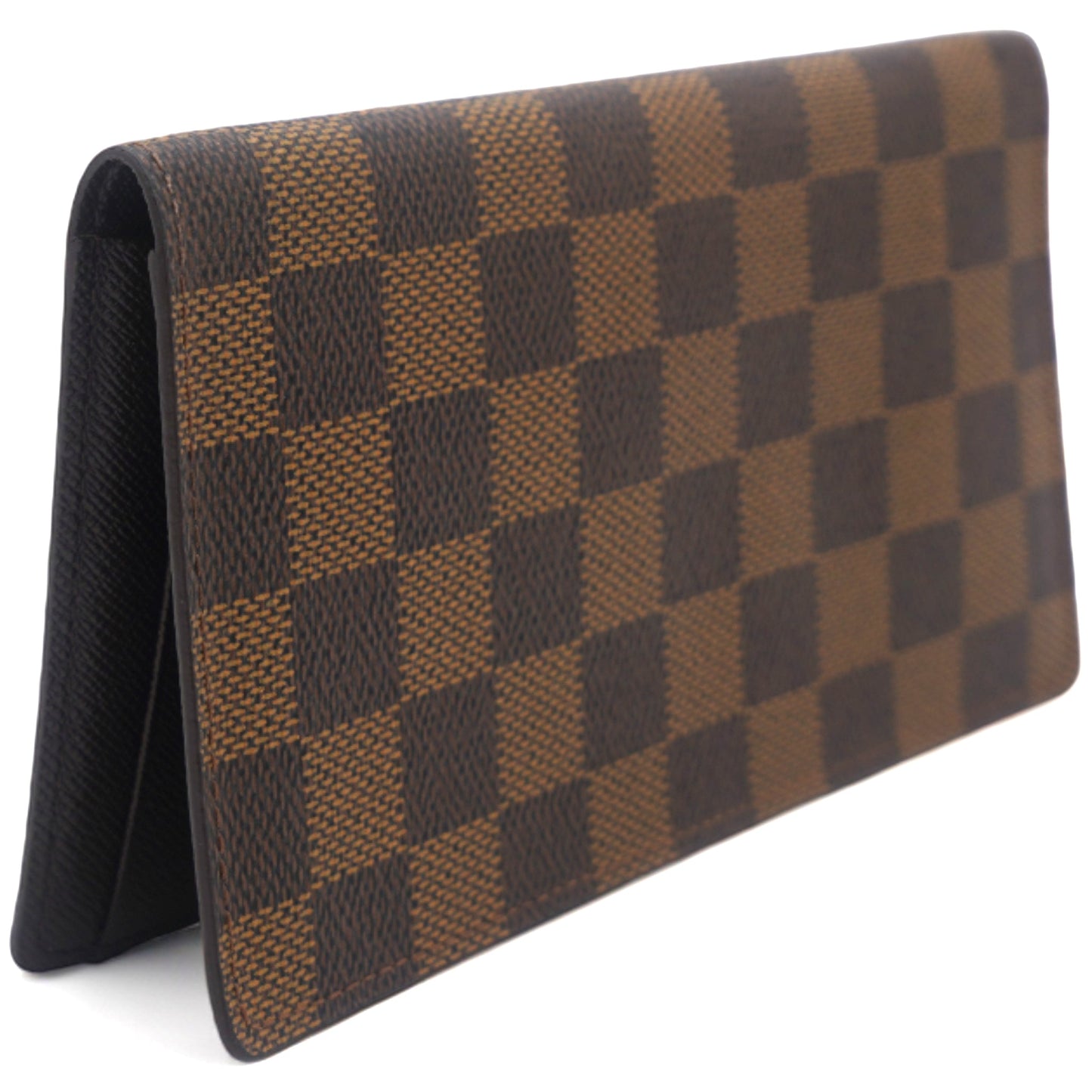 Louis-vuitton Damier Ebene Canvas Porte Valeurs Organizer Wallet