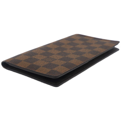 Louis-vuitton Damier Ebene Canvas Porte Valeurs Organizer Wallet