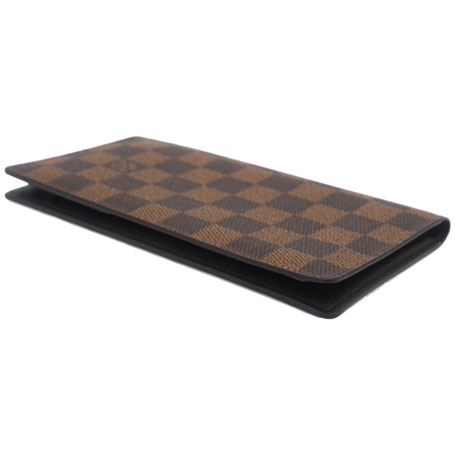 Louis-vuitton Damier Ebene Canvas Porte Valeurs Organizer Wallet