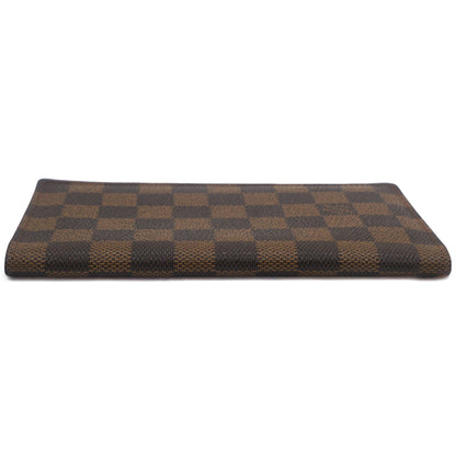 Louis-vuitton Damier Ebene Canvas Porte Valeurs Organizer Wallet