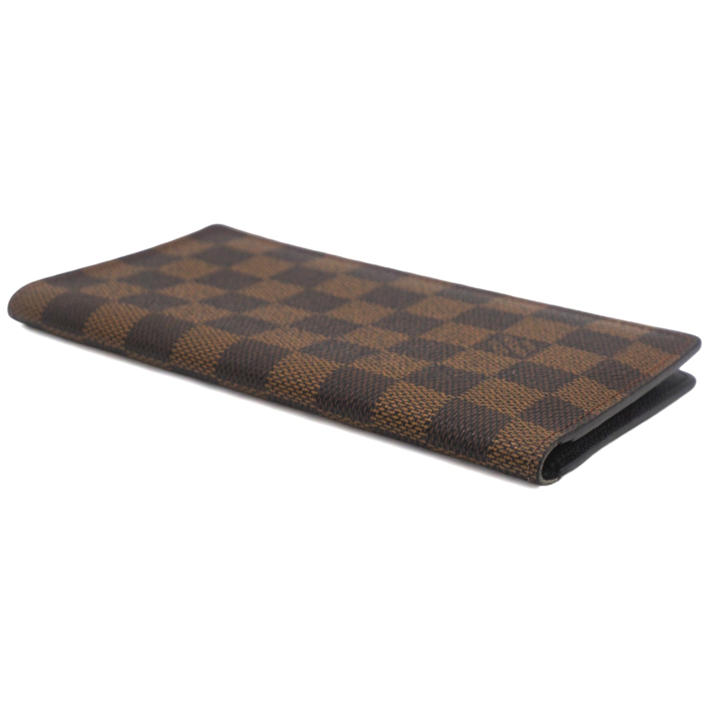 Louis-vuitton Damier Ebene Canvas Porte Valeurs Organizer Wallet