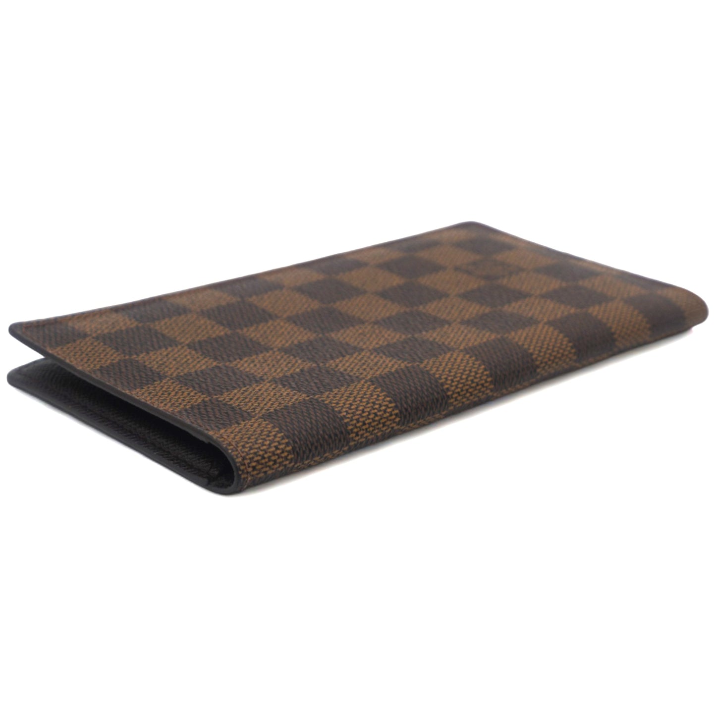 Louis-vuitton Damier Ebene Canvas Porte Valeurs Organizer Wallet