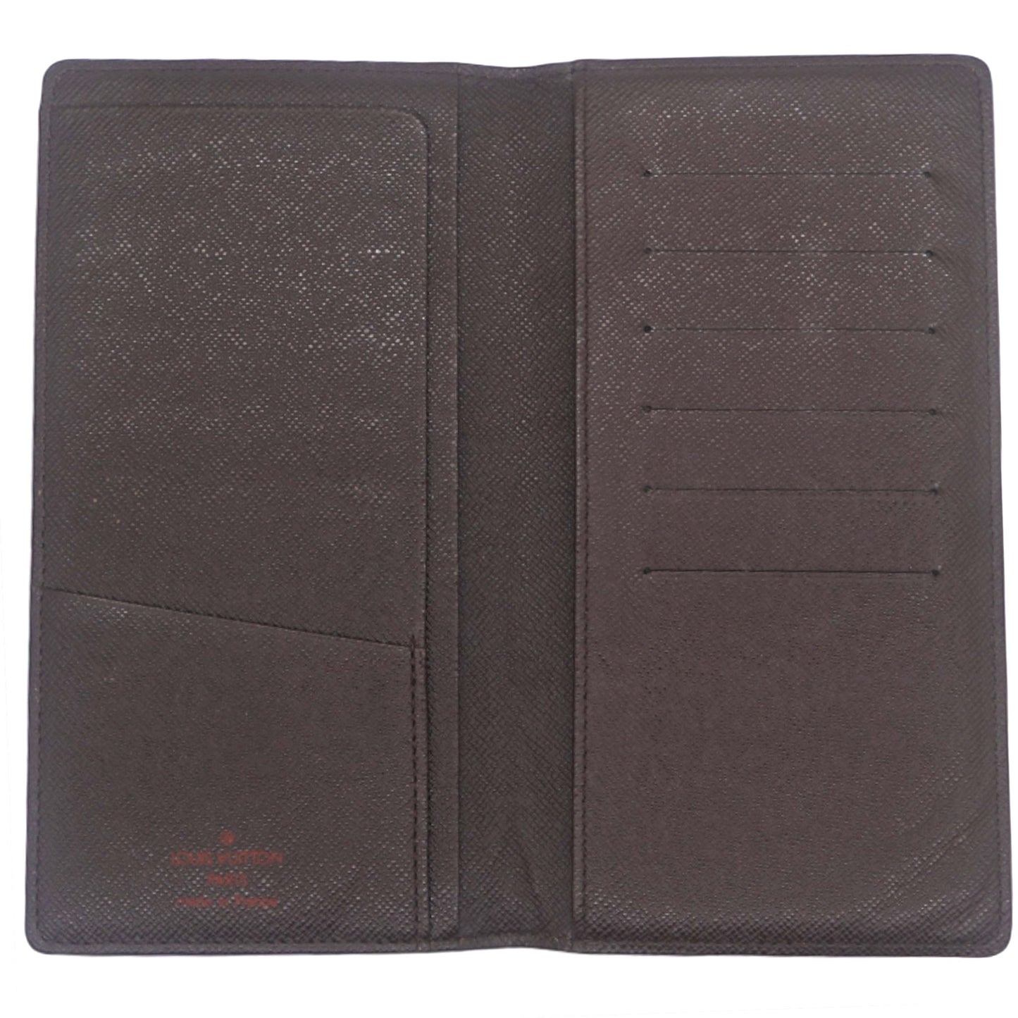 Louis-vuitton Damier Ebene Canvas Porte Valeurs Organizer Wallet