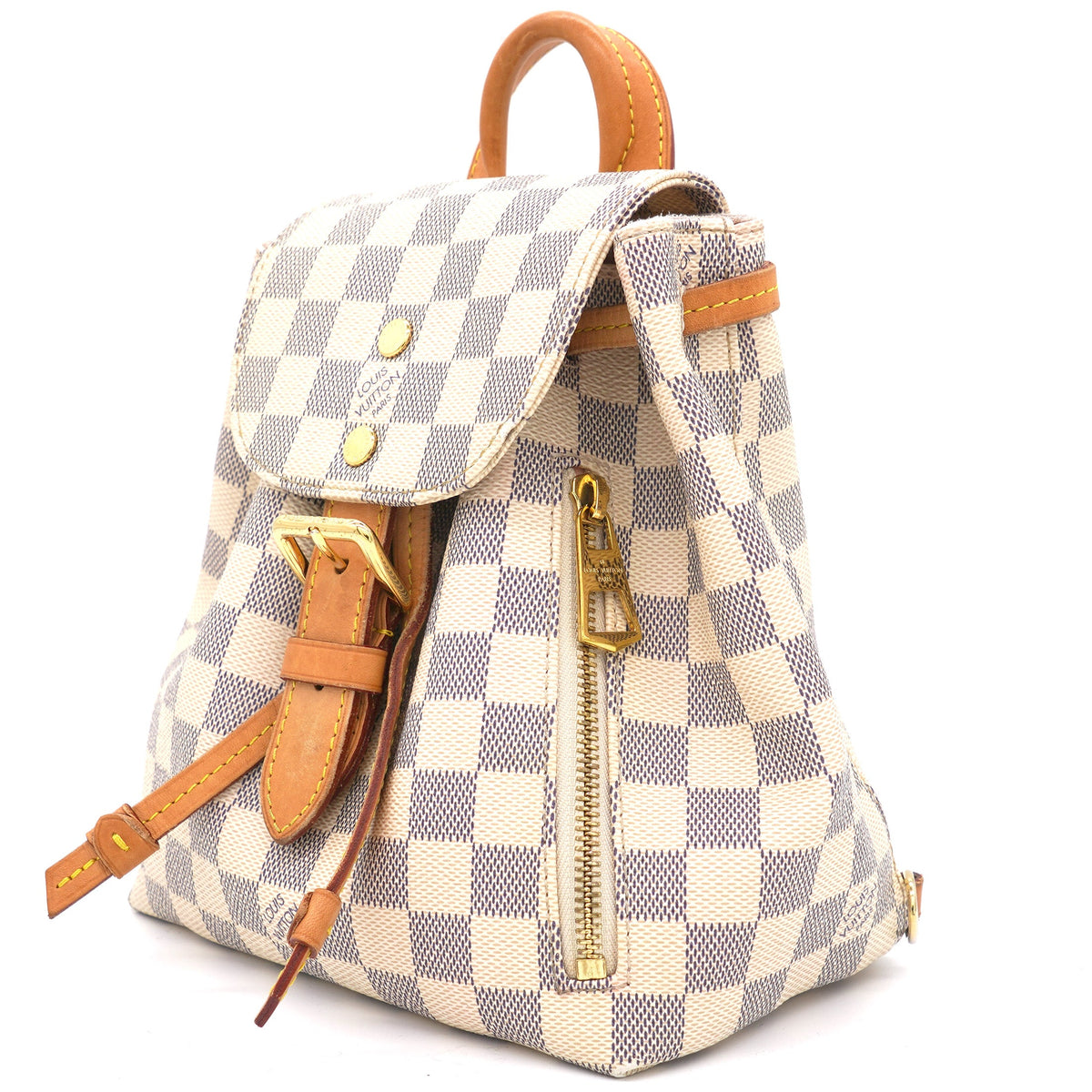 Louis-vuitton Damier Azur Canvas Sperone BB Backpack Bag