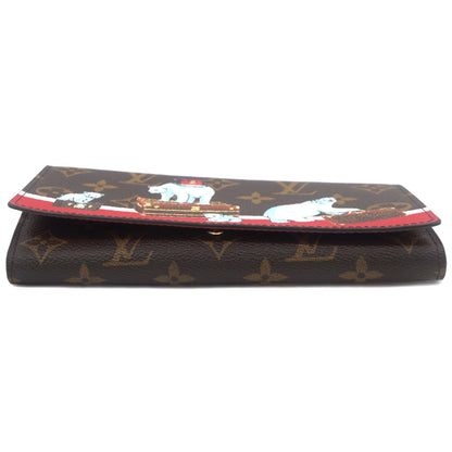 Louis-vuitton Monogram 2017 Christmas Animation Sarah Wallet