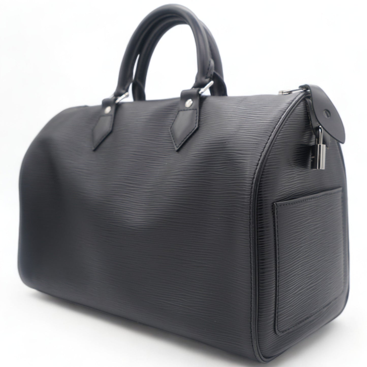Louis-vuitton Epi Speedy 35 Hand Bag Black